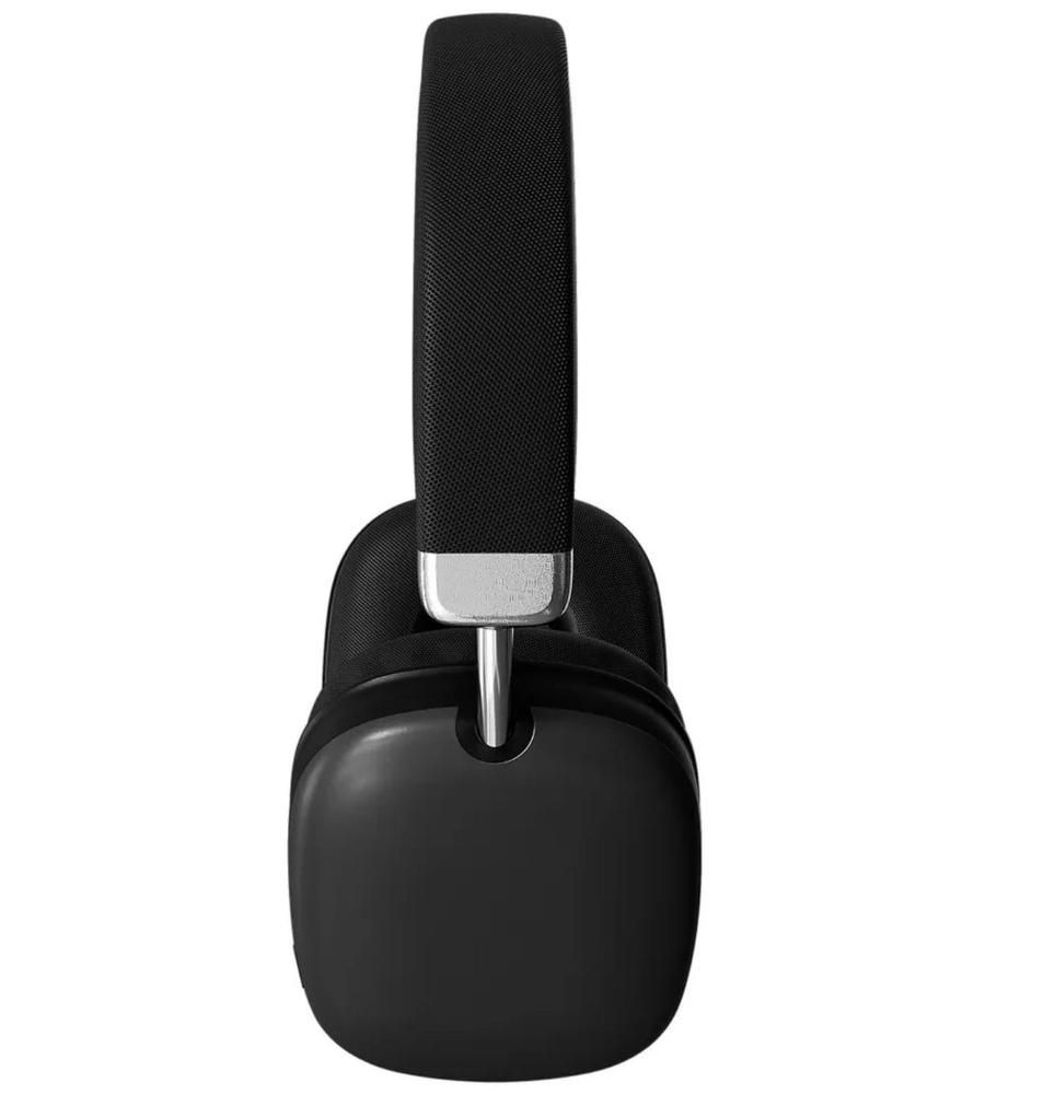WALFORT Наушники беспроводные с микрофоном, 3.5 мм, USB Type-C, черно-серый, хром  #1