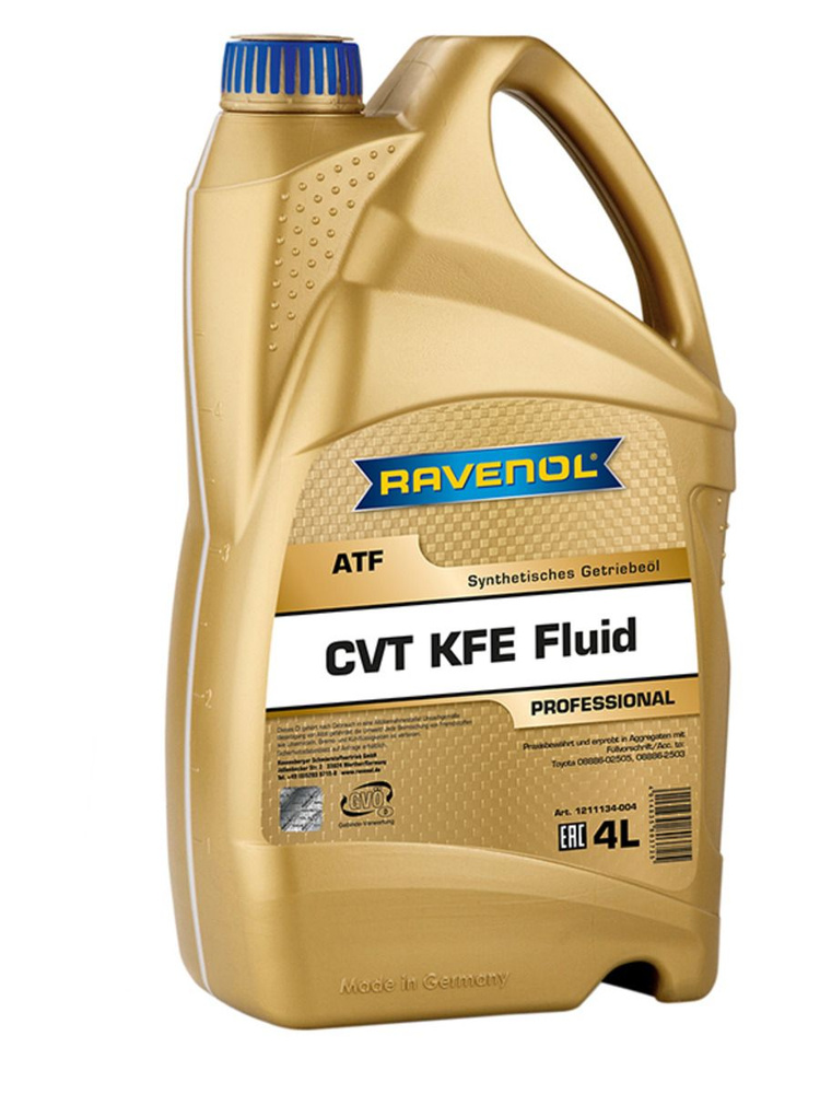 Масло АКПП RAVENOL ATF CVT KFE Fluid, 4 литра #1