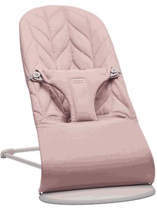 Детский шезлонг BabyBjorn Bouncer Bliss Cotton Petal Quilt Dusty Pink #1