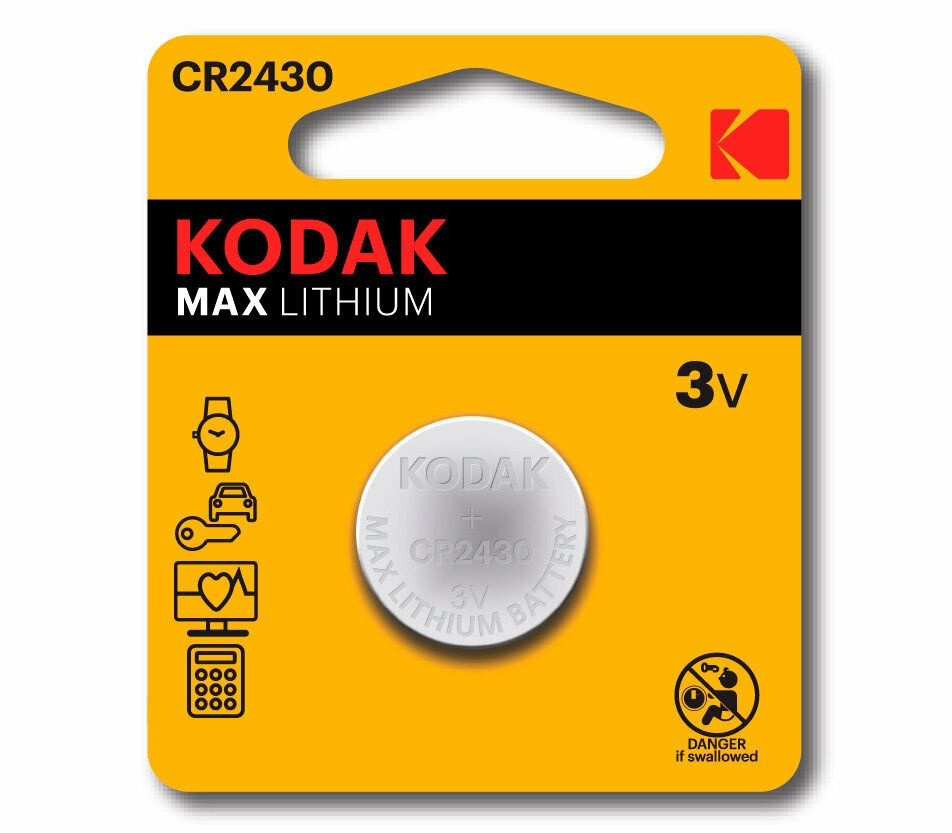 Kodak Батарейка CR2430, Литиевый тип, 1 шт #1
