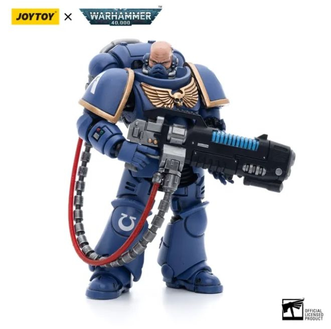 Фигурка JOYTOY Warhammer 40k 1:18 Ultramarines Hellblasters Brother Torsus #1