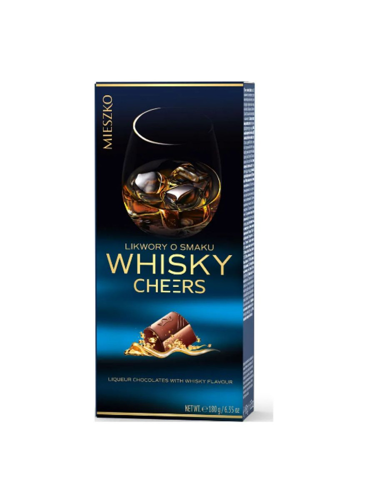 Конфеты Mieszko Whisky Liqueur Chocolates, 180 г #1