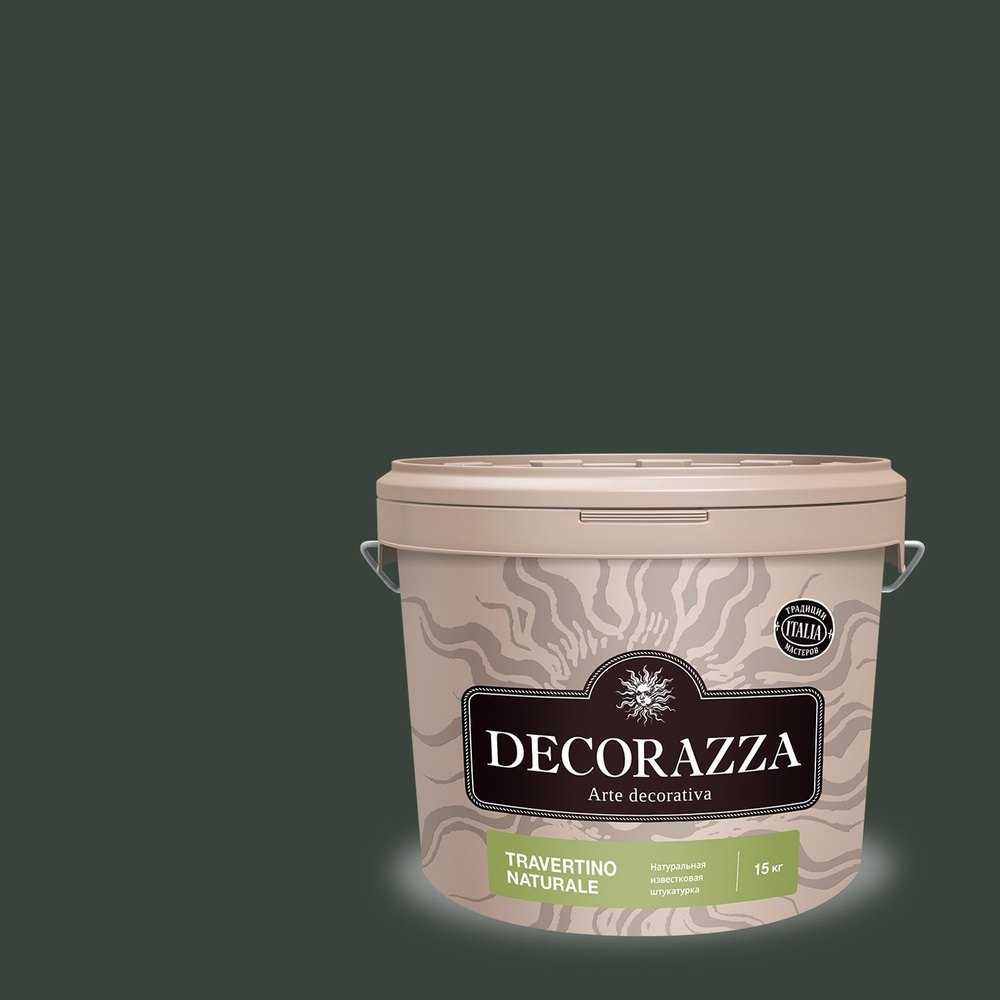 Декоративная известковая штукатурка с эффектом камня Decorazza Travertino Naturale (15кг) TRN 10-04  #1