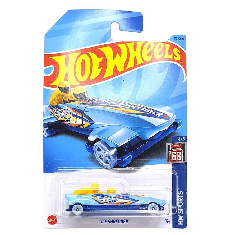 HKK46 Машинка металлическая игрушка Hot Wheels коллекционная модель Ice Shredder голубой  #1