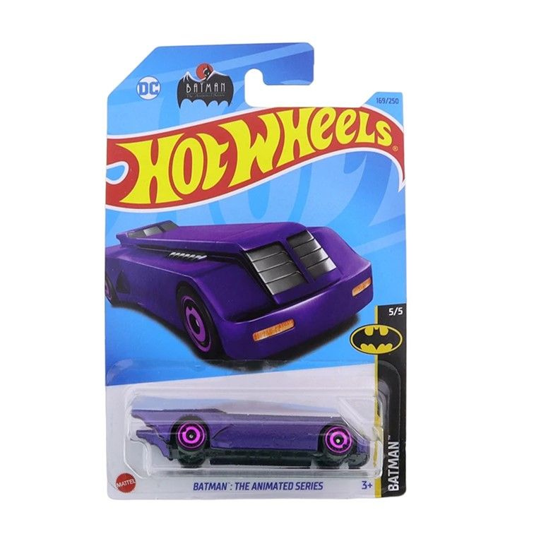 HKH00 Машинка металлическая игрушка Hot Wheels коллекционная модель Batman The Animated Series фиолетовый #1