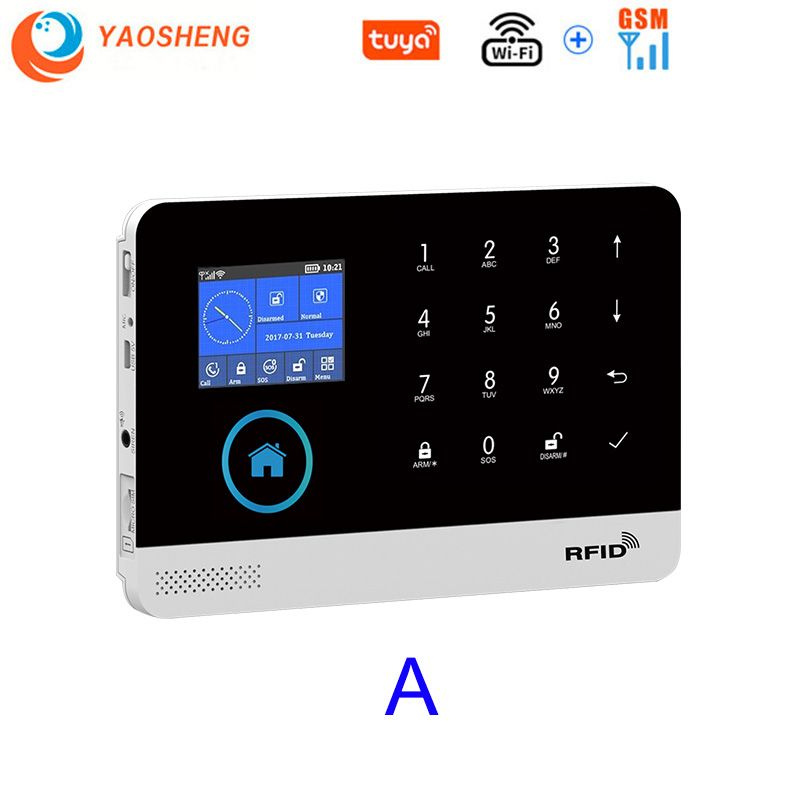 Беспроводная домашняя сигнализация Tuya умный дом WIFI GSM охранная ...