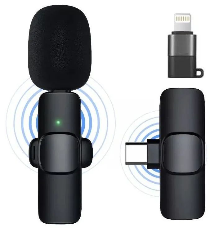 Mobicent Микрофон для мобильного устройства Wireless Microphone, черный  #1