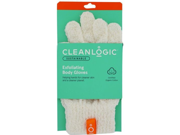 Мочалка-перчатка для массажа и пилинга CLEANLOGIC Sustainable Exfoliating Body Gloves  #1