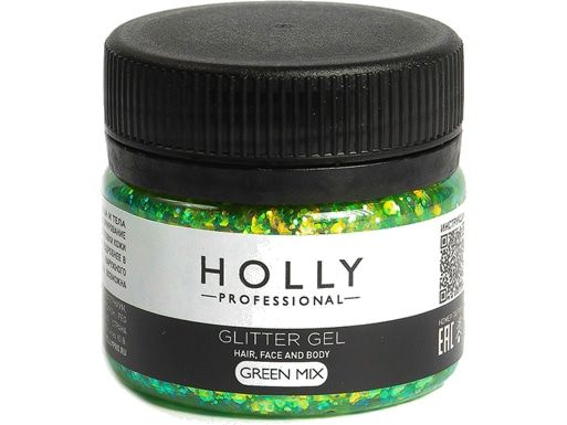 Глиттер для глаз, лица, волос и тела Holly Professional Glitter Gel #1