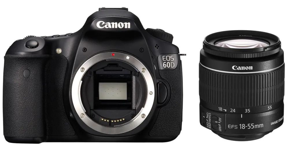 Зеркальный фотоаппарат Canon 60d kit 18-55 is #1