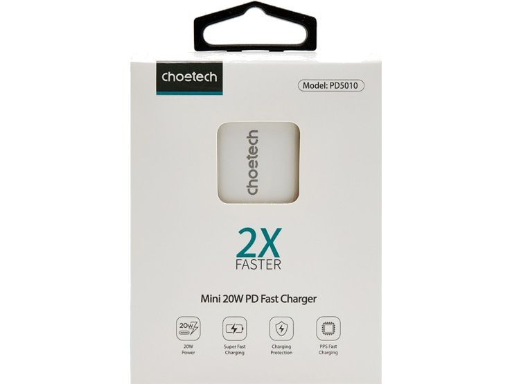 Сетевое зарядное устройство Choetech USB C MINI 20 Вт #1