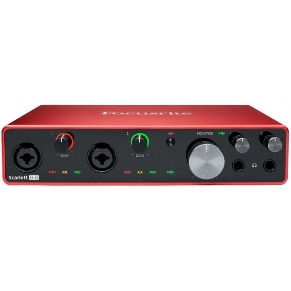 Аудиоинтерфейс USB Focusrite Scarlett 8i6 (3rd gen) #1