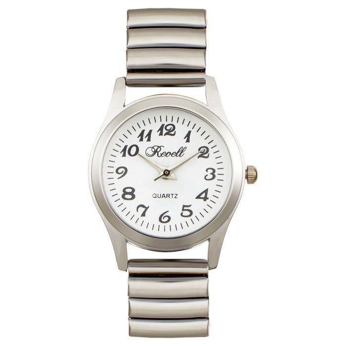 Часы наручные женские, d-2.8 см, ремешок металл, серебро #1
