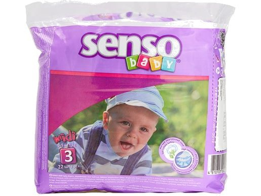 Подгузники для детей Senso В3 midi 4-9кг #1