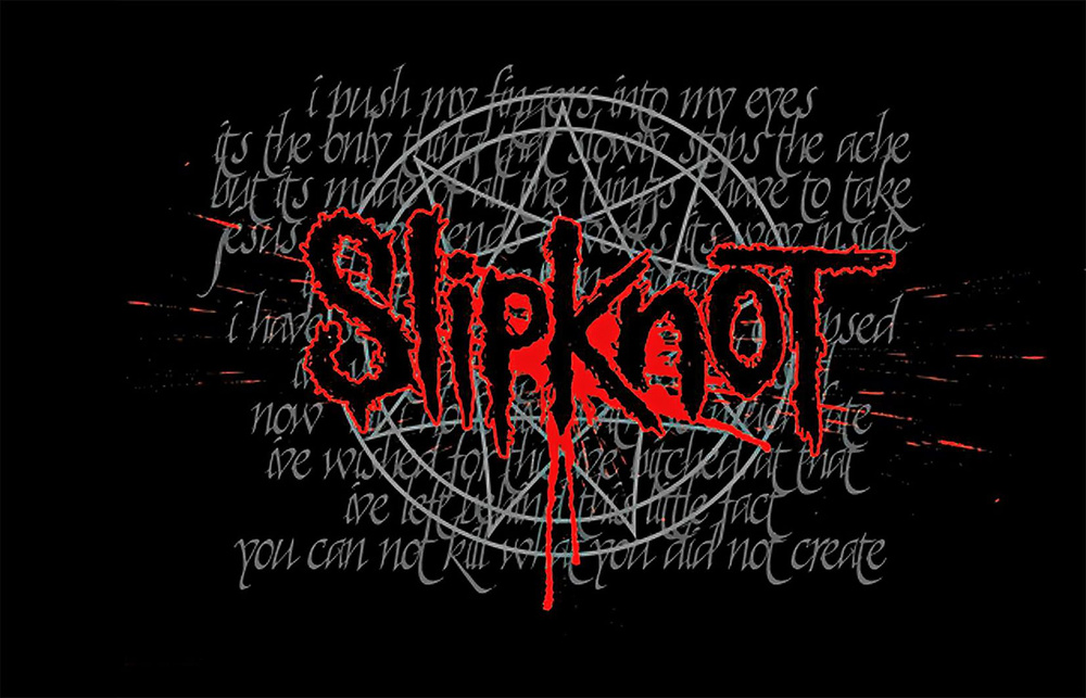 Плакат постер флаг Slipknot #1