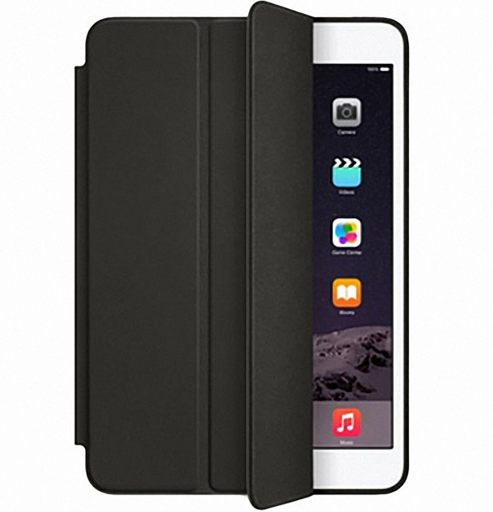 Apple iPad mini 4, 5 Smart Case чехол книжка для планшета эпл айпад мини 4, 5 чёрный смарт кейс  #1