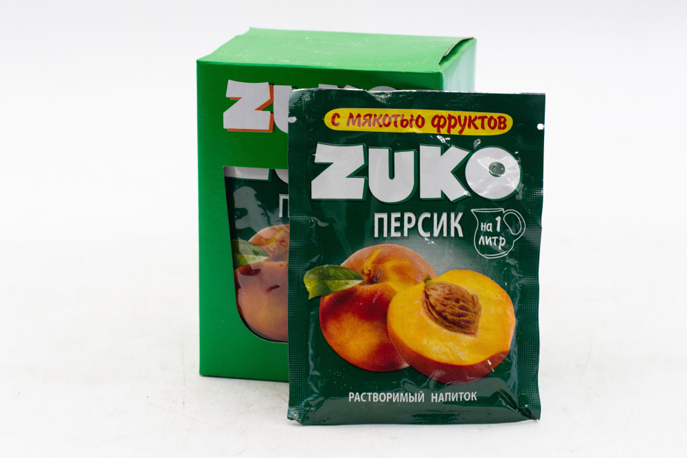 Растворимый напиток ZUKO Персик 20 грамм Упаковка 12шт. #1