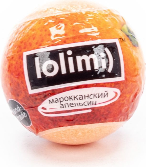 Соль для ванны lolimi / Лолими Марокканский апельсин, бомба 135г / уход за телом  #1