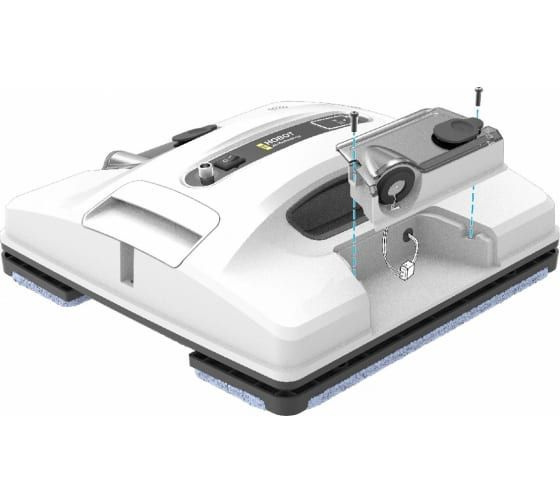 Робот-мойщик окон Hobot-2S Ultrasonic, мощность 72 Вт, 4 режима работы, квадратный, объем резервуара #1