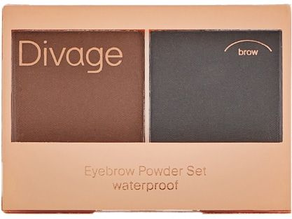 Набор теней для бровей Divage Waterproof Brow Powder Set #1