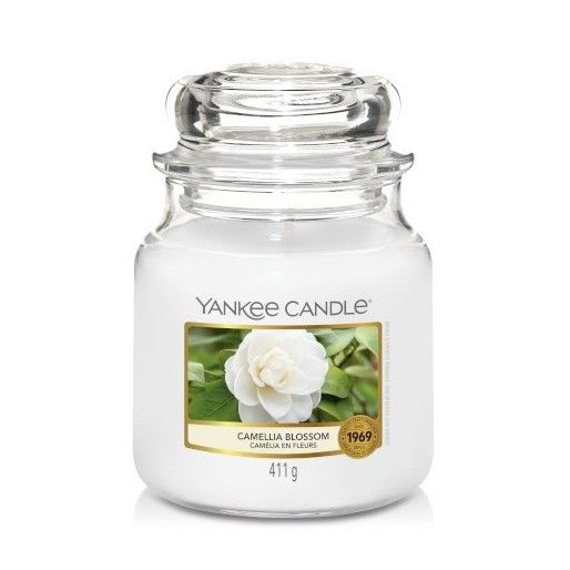 Yankee Candle Свеча ароматическая "цветущая камелия", 13 см х 9.5 см, 1 шт  #1