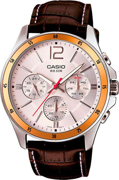 Casio Часы наручные Кварцевые MTP-1374L-7A #1