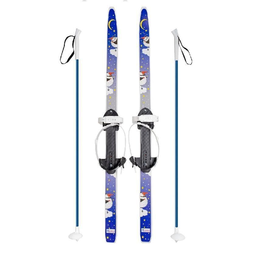 Лыжи беговые детские 90 см. Комплект #1