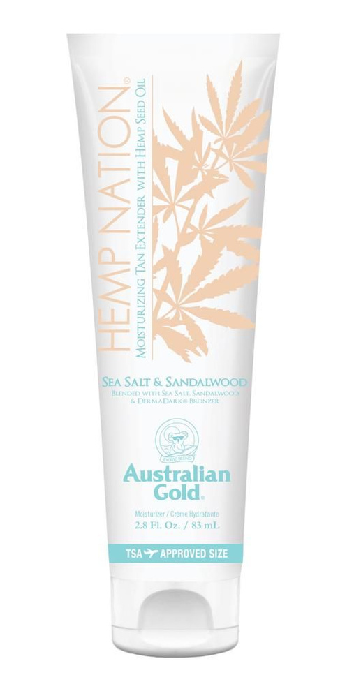 Australian Gold Sea Salt & Sandalwood, питательный лосьон для тела, серия Hemp Nation 83 мл  #1