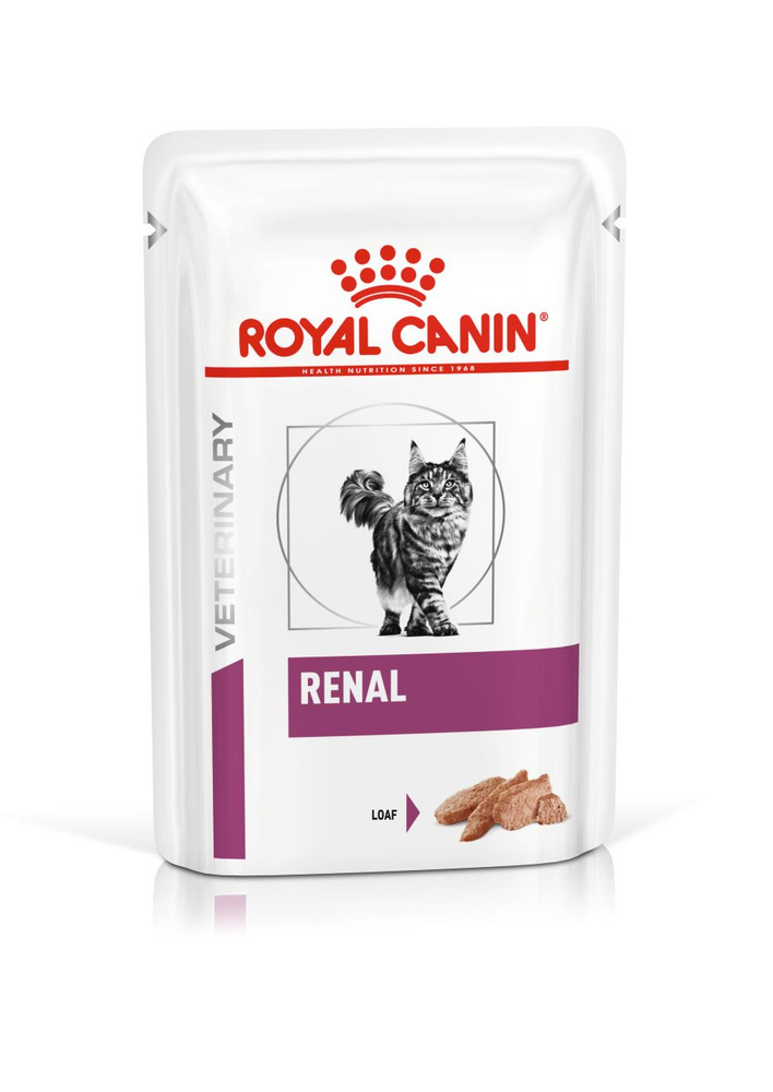 Royal Canin Renal (паштет) влажный диетический корм для кошек (паучи) 85г*12шт  #1