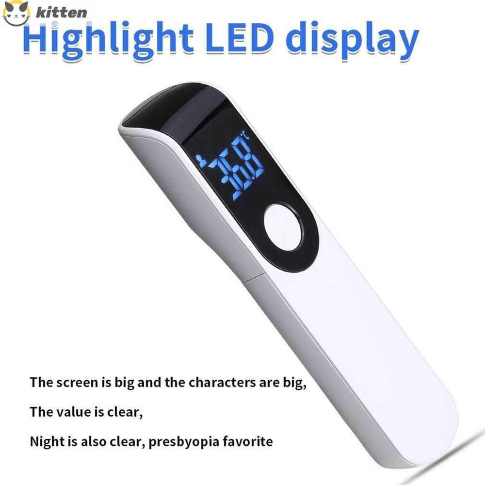 Бесконтактный инфракрасный термометр человеческого тела на лбу с ЖК ...