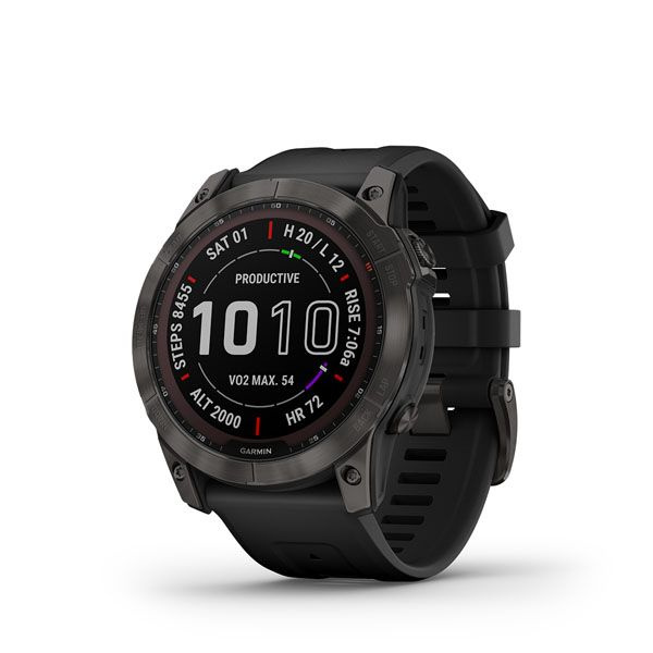 Garmin Умные часы Garmin FENIX 7X Sapphire solar carbon grey, carbon grey #1