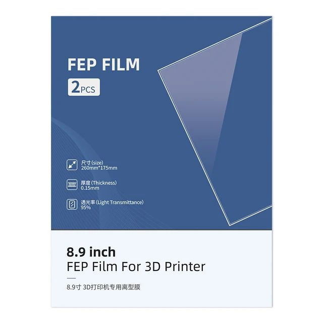 FEP пленка Anycubic 8,9" для фотополимерных 3D принтеров (260x175 мм) 2 шт  #1