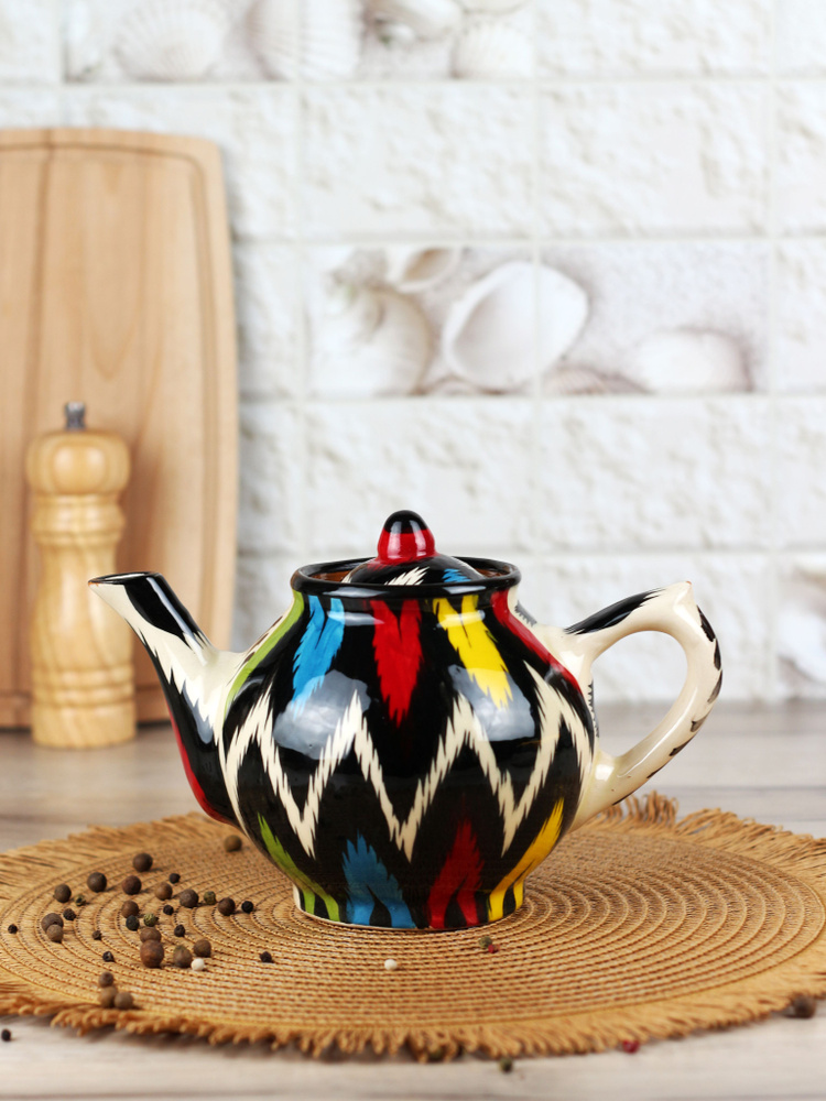 Чайник заварочный керамический 1л. Риштанская керамика - купить с ...