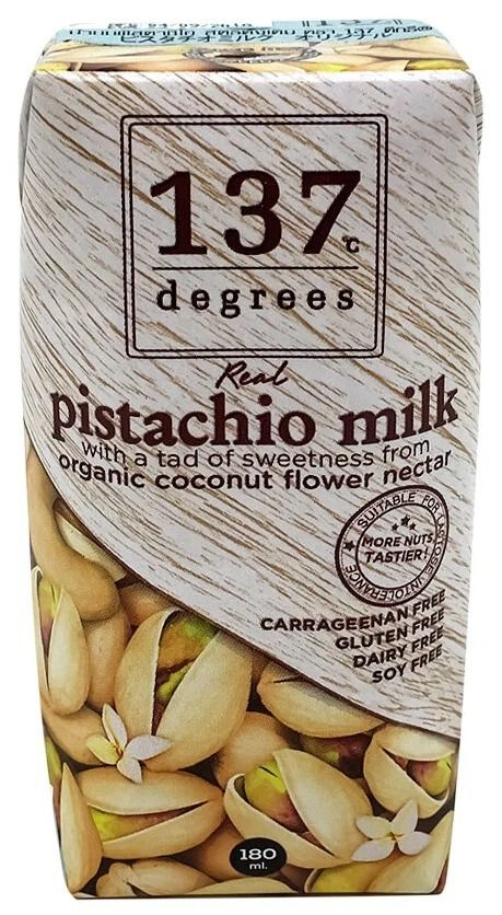 Молоко Фисташковое без сахара 180 мл ,137 Degrees. #1