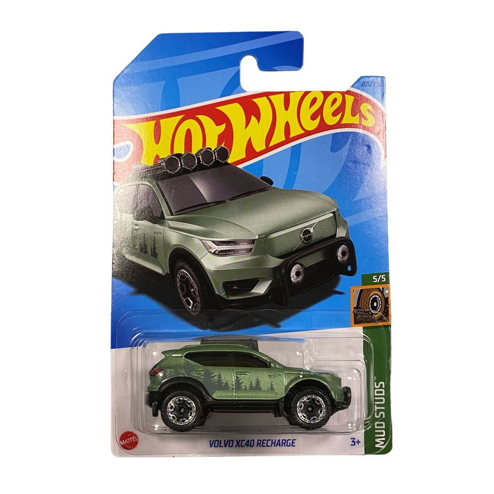 Hot Wheels металлическая машинка, коллекционная в масштабе 1:64 VOLVO XC40 RECHARGE  #1