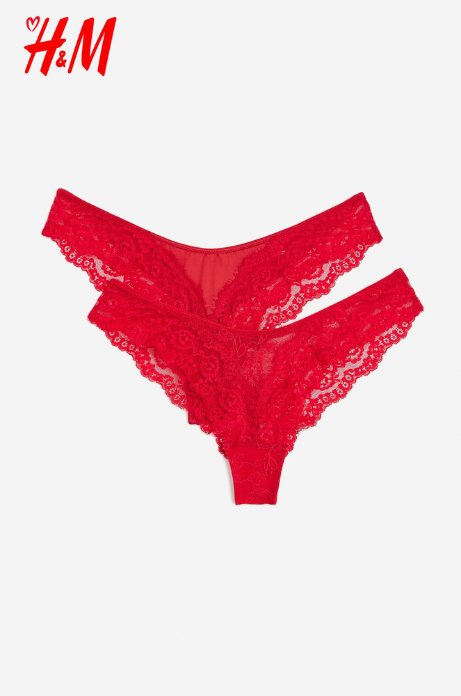 Комплект трусов бразильяна H&M Ladies Briefs, 2 шт #1