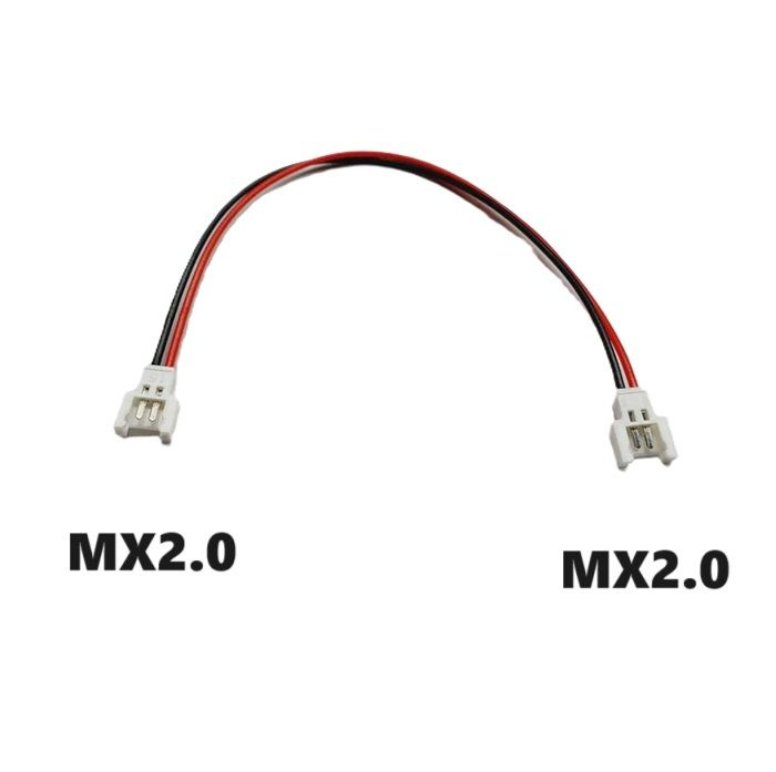 Переходник JST на JST-DS (папа / папа) 38 разъемы адаптер MX2.0-2P LOSI JST штекер Connector запчасти #1