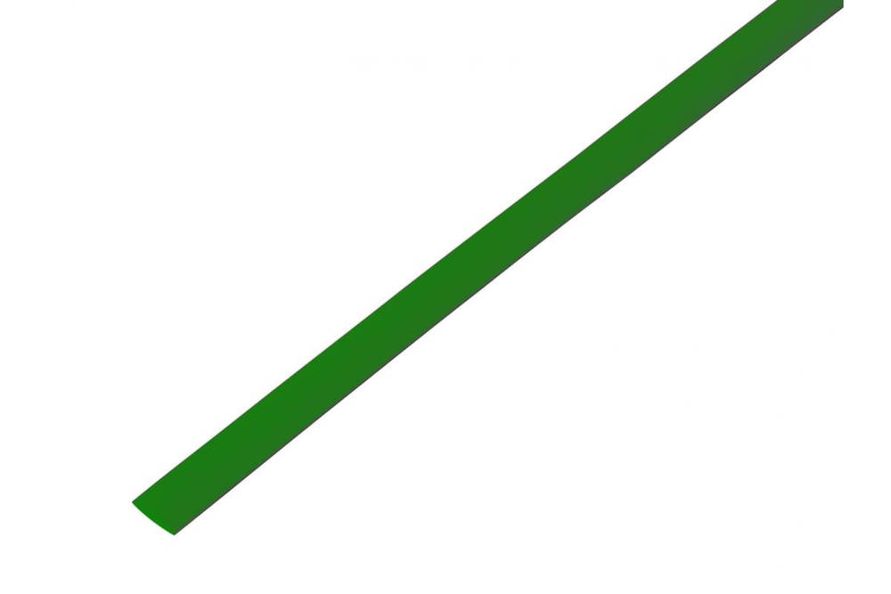 Трубка термоусаживаемая 6/3 мм зеленая REXANT (комплект 8 шт)  #1