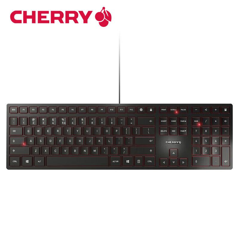 CHERRY Игровая клавиатура проводная KC6000-B, Английская раскладка, черный  #1