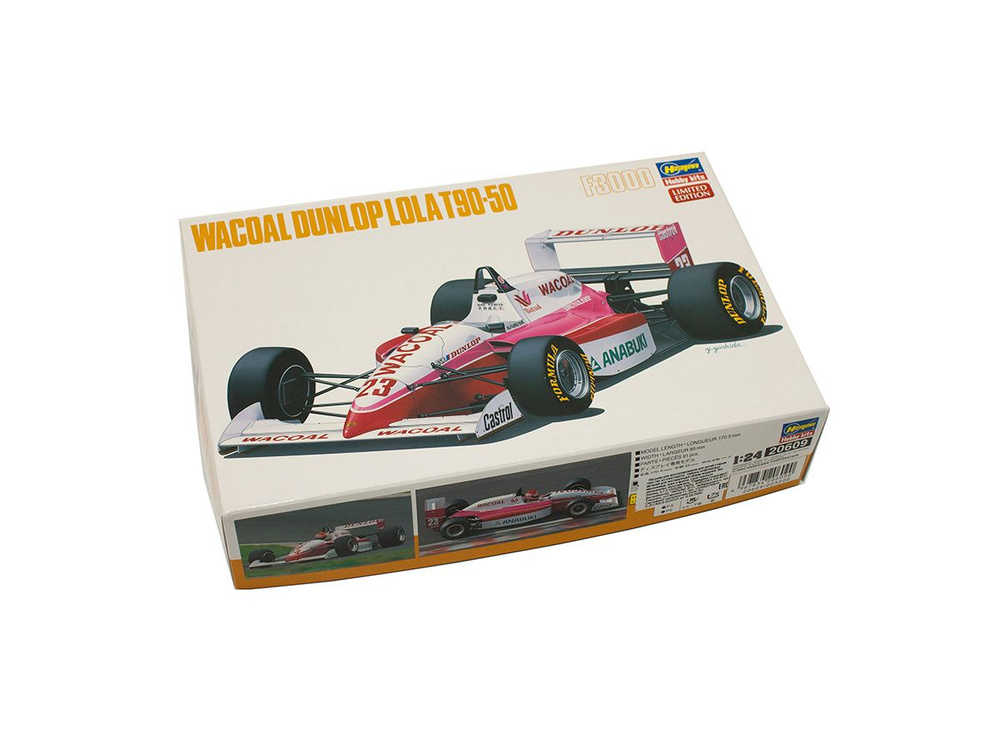 20609 Hasegawa Автомобиль Wacoal Dunlop Lola T90-50 1991 F3000 (1:24) #1