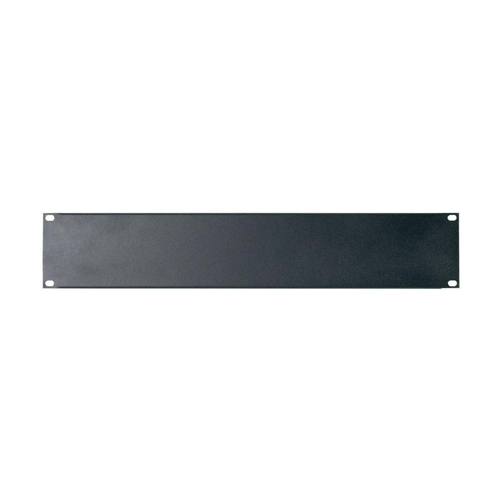NordFolk NRP-2U рэковая панель, 2U, сталь, черный #1