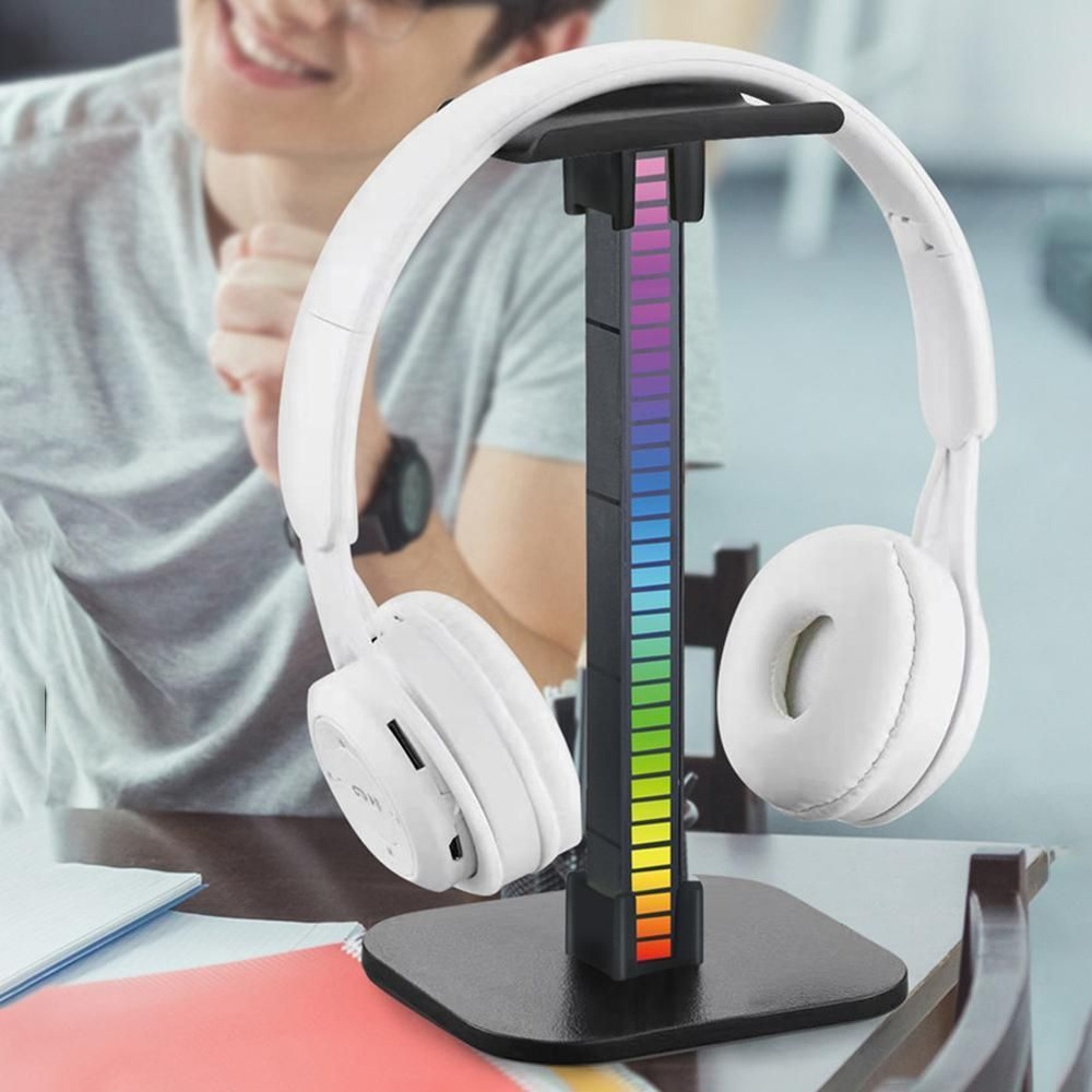 Подставка для наушников. С RGB-подсветкой. 18 цветов регулируемых.  #1