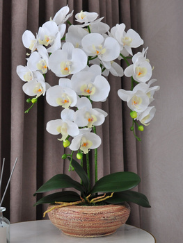 Ваза стекло Калипсо 20*10 см орхидея ванда