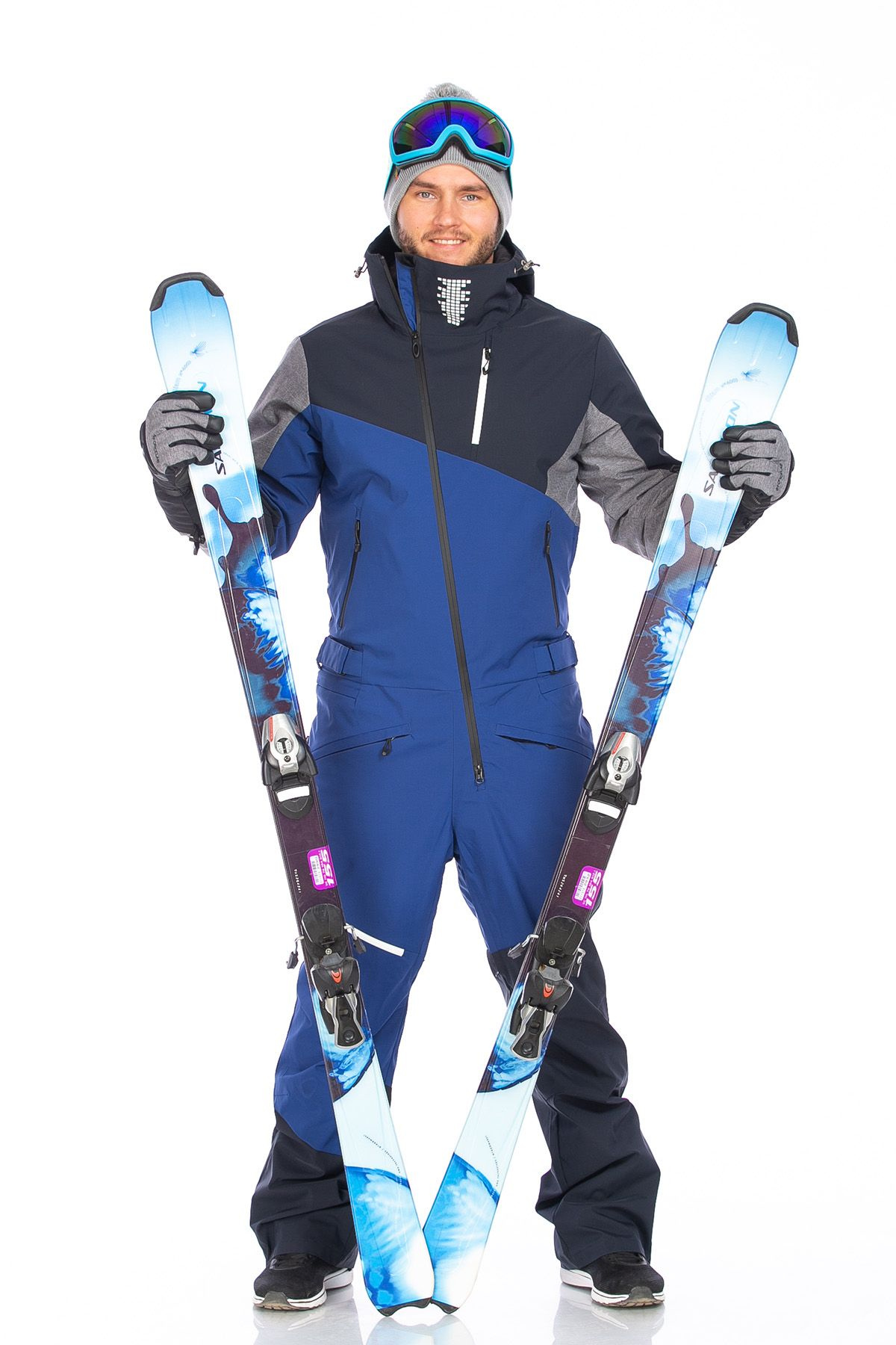 Комбинезон горнолыжный спортивный зимний мужской