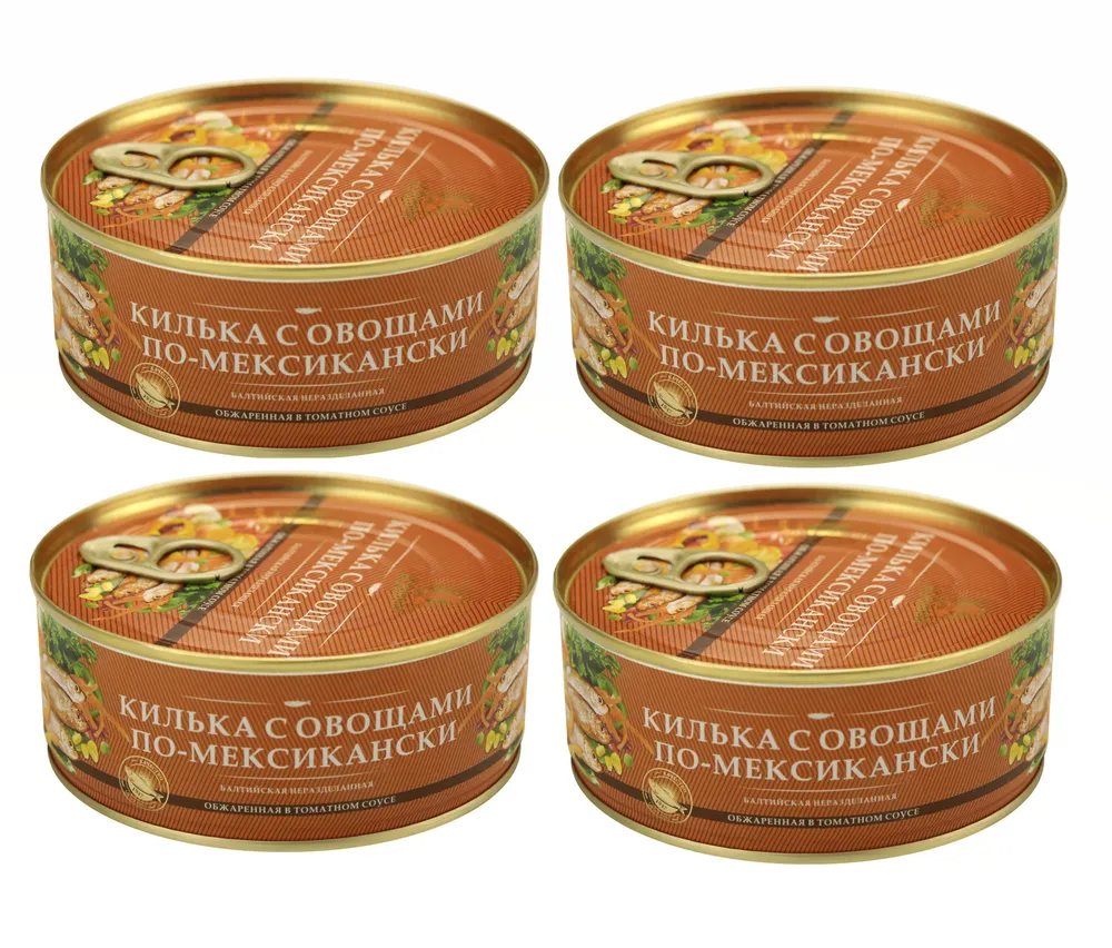 Բալթյան շպրտ տապակած տոմատի սոուսով մեքսիկական ոճով Հայրենիքի համար 240 գ 