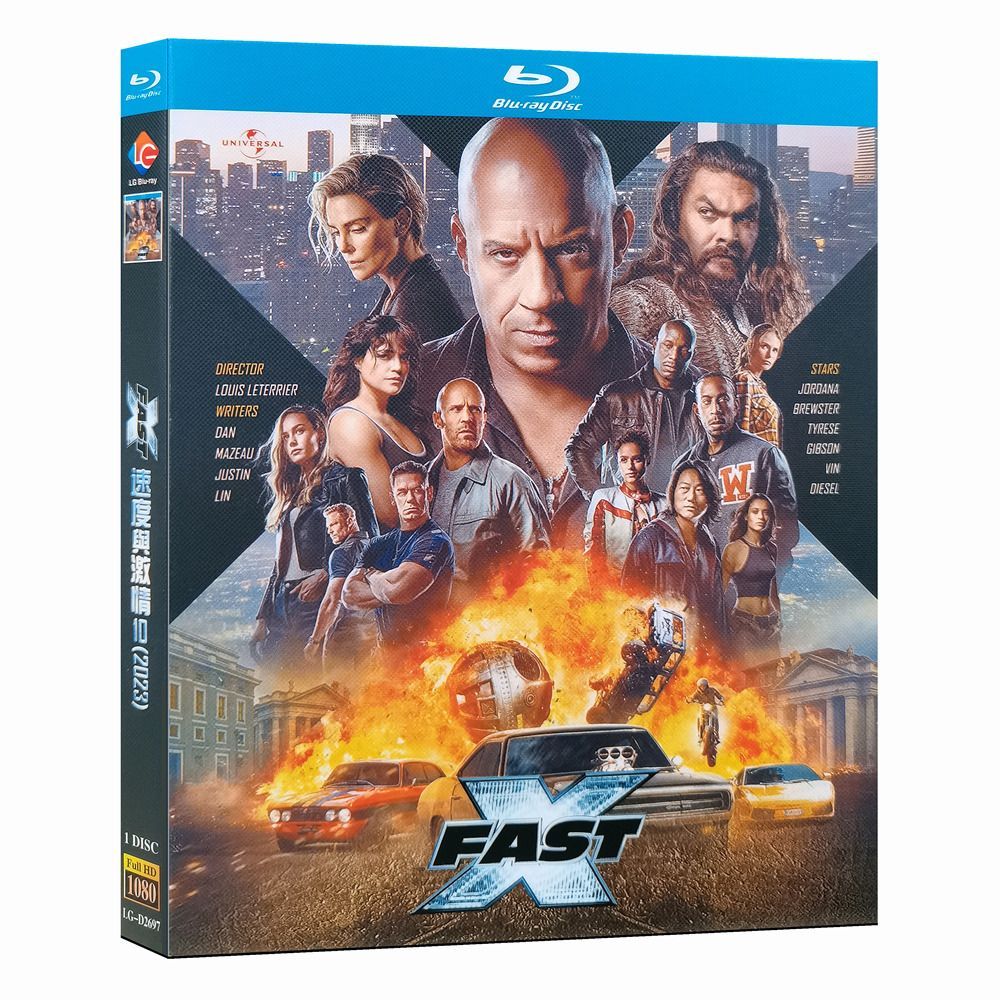 Blu-ray Официальный Ultra HD фильм Форсаж 10 BD Диск с полнометражными  фильмами - купить с доставкой по выгодным ценам в интернет-магазине OZON  (1365445136)