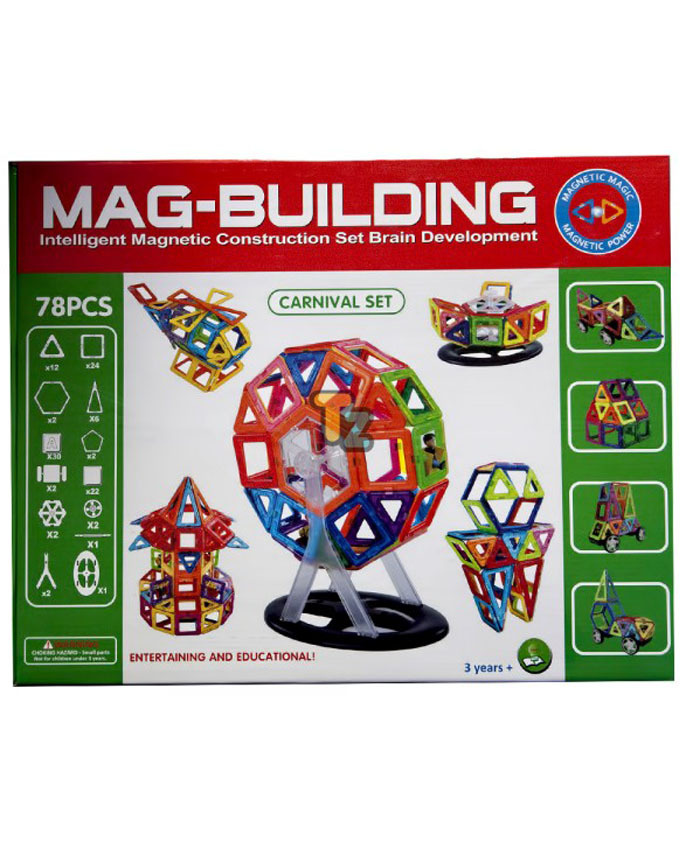 Магнитный конструктор Mag-Building 78 деталей #1