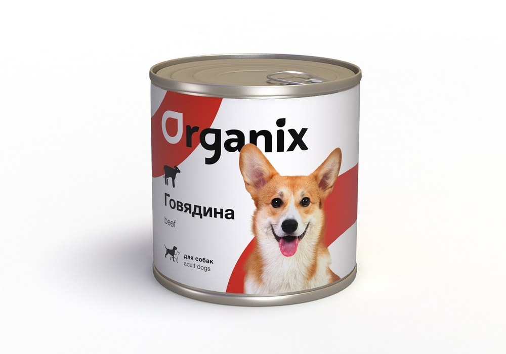 Organix консервы c говядиной для взрослых собак, 12 шт. по 750 гр.  #1