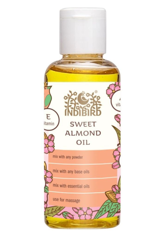 Indibird,Масло Сладкий миндаль (Sweet Almond Oil)/для лица/для сухой кожи/для чувствительной кожи, 50 #1