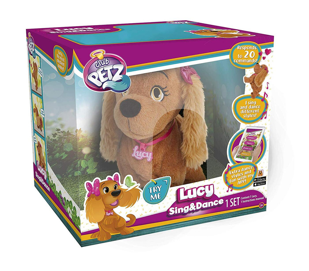 Интерактивная собака IMC toys Lucy: Sing and Dance, серия Club Petz (20 команд, танцует, синхронизируется #1